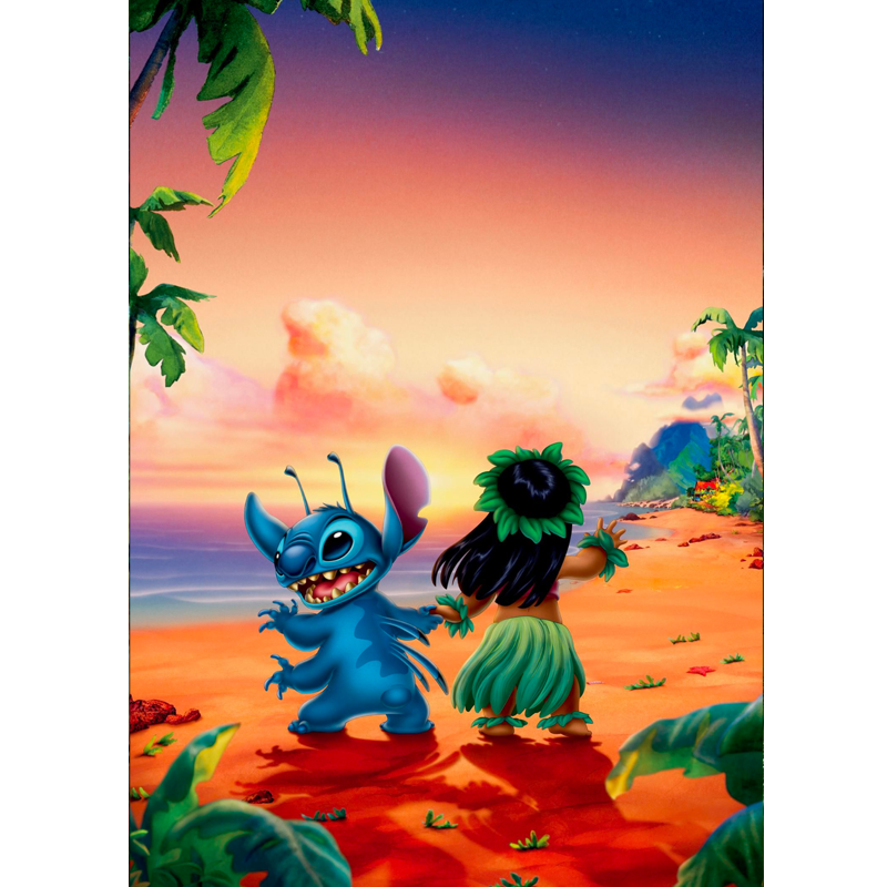 1000 Piece Puzzle Photo, Lilo Stitch Puzzle, Jigsaw Puzzle Stitch