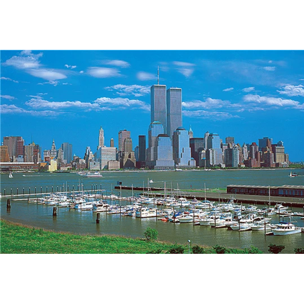 New York Aerial View Wooden 1000 Piece Jigsaw Puzzle Toy For Adults and Kids