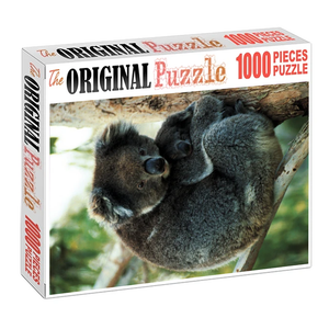 An Adorable Koala Wooden 1000 Piece Jigsaw Puzzle Toy For Adults and Kids