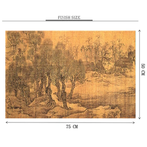 Ancient Village Painting Wooden 950 Piece Jigsaw Puzzle Toy For Adults and Kids