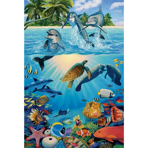 Fun Under The Water 1000 Piece Jigsaw Puzzle Toy For Adults and Kids