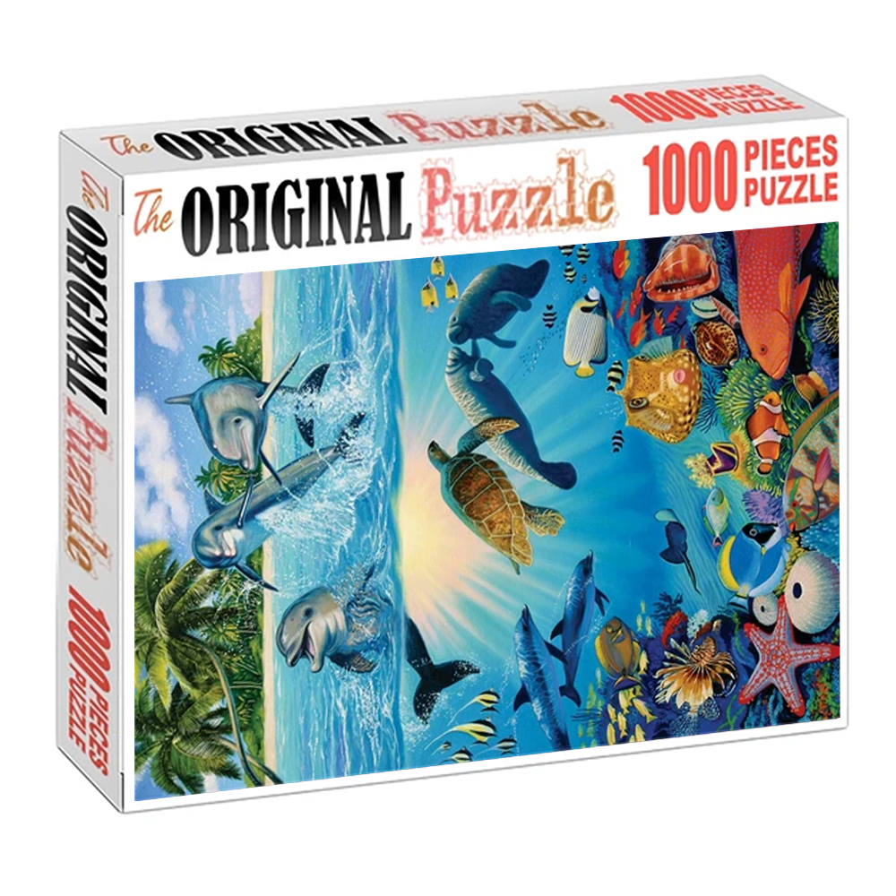 Fun Under The Water 1000 Piece Jigsaw Puzzle Toy For Adults and Kids