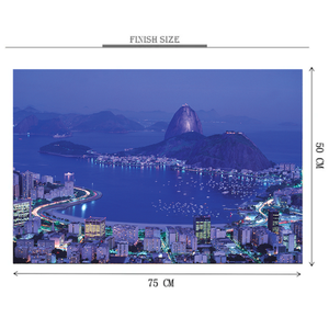 Sugarloaf Mountain 1000 Piece Jigsaw Puzzle Toy For Adults and Kids