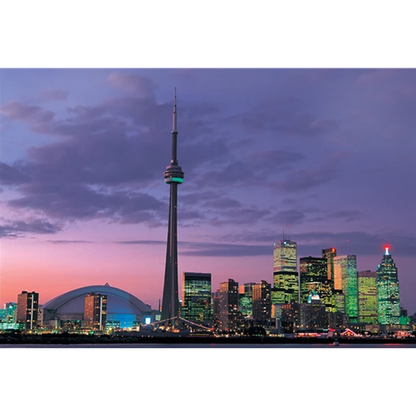 The City Of Toronto Wooden 1000 Piece Jigsaw Puzzle Toy For Adults and Kids
