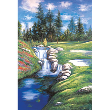 The River Crossing The Forest Wooden 1000 Piece Jigsaw Puzzle Toy For Adults and Kids