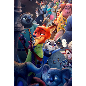Zootopia Wooden 1000 Piece Jigsaw Puzzle Toy For Adults and Kids